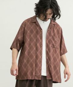 URBAN RESEARCH / アーバンリサーチ シャツ・ブラウス | クロスパターンオープンカラーシャツ