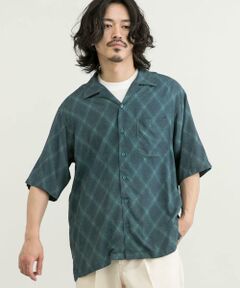 URBAN RESEARCH / アーバンリサーチ シャツ・ブラウス | クロスパターンオープンカラーシャツ