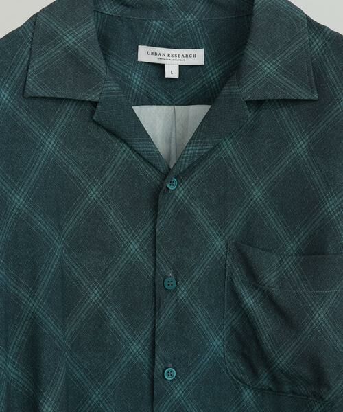 URBAN RESEARCH / アーバンリサーチ シャツ・ブラウス | クロスパターンオープンカラーシャツ | 詳細19