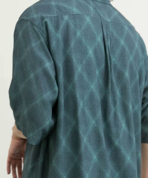 URBAN RESEARCH / アーバンリサーチ シャツ・ブラウス | クロスパターンオープンカラーシャツ | 詳細17