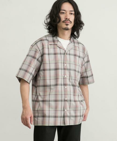 URBAN RESEARCH / アーバンリサーチ シャツ・ブラウス | リラックスオープンカラーチェックシャツ | 詳細2