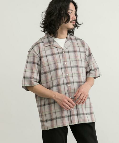 URBAN RESEARCH / アーバンリサーチ シャツ・ブラウス | リラックスオープンカラーチェックシャツ | 詳細4