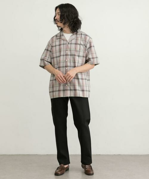 URBAN RESEARCH / アーバンリサーチ シャツ・ブラウス | リラックスオープンカラーチェックシャツ | 詳細5