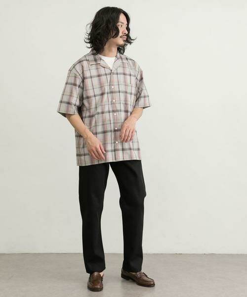 URBAN RESEARCH / アーバンリサーチ シャツ・ブラウス | リラックスオープンカラーチェックシャツ | 詳細6
