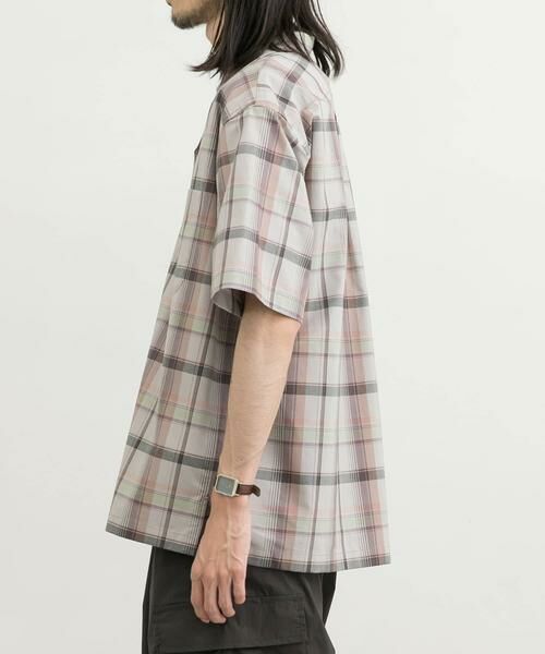 URBAN RESEARCH / アーバンリサーチ シャツ・ブラウス | リラックスオープンカラーチェックシャツ | 詳細9
