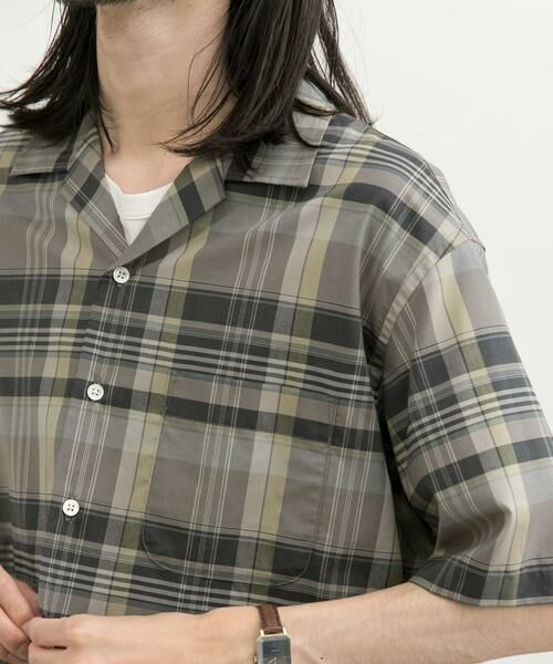 URBAN RESEARCH / アーバンリサーチ シャツ・ブラウス | リラックスオープンカラーチェックシャツ | 詳細22