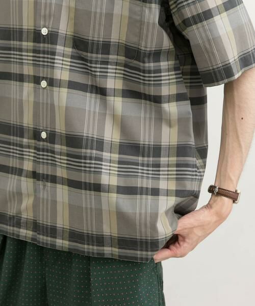 URBAN RESEARCH / アーバンリサーチ シャツ・ブラウス | リラックスオープンカラーチェックシャツ | 詳細23