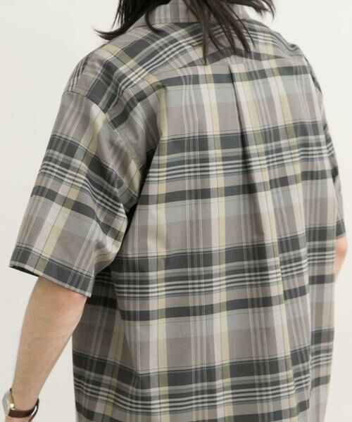 URBAN RESEARCH / アーバンリサーチ シャツ・ブラウス | リラックスオープンカラーチェックシャツ | 詳細24