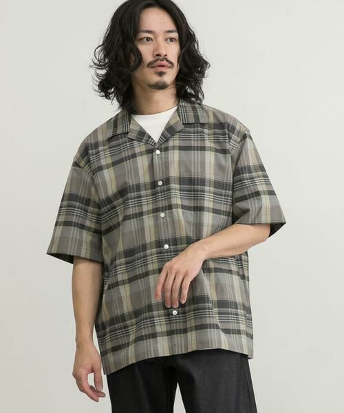 URBAN RESEARCH / アーバンリサーチ シャツ・ブラウス | リラックスオープンカラーチェックシャツ | 詳細14