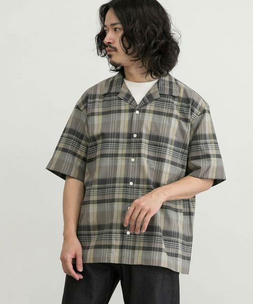 URBAN RESEARCH / アーバンリサーチ シャツ・ブラウス | リラックスオープンカラーチェックシャツ | 詳細15