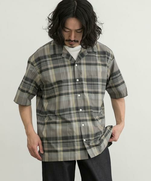 URBAN RESEARCH / アーバンリサーチ シャツ・ブラウス | リラックスオープンカラーチェックシャツ | 詳細16