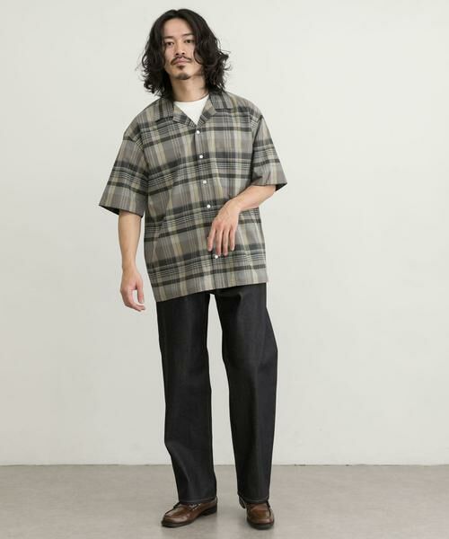 URBAN RESEARCH / アーバンリサーチ シャツ・ブラウス | リラックスオープンカラーチェックシャツ | 詳細18