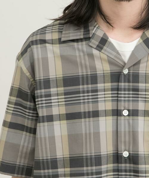 URBAN RESEARCH / アーバンリサーチ シャツ・ブラウス | リラックスオープンカラーチェックシャツ | 詳細21