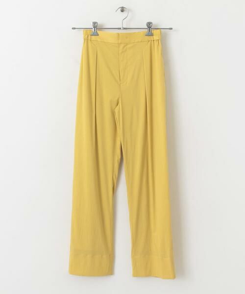 URBAN RESEARCH / アーバンリサーチ その他パンツ | ストレッチストレートカラーパンツ(イエロー)
