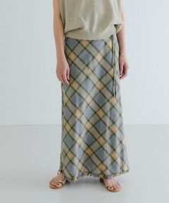 URBAN RESEARCH / アーバンリサーチ スカート | バイアスチェックフリンジスカート