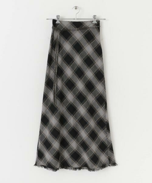 URBAN RESEARCH / アーバンリサーチ スカート | バイアスチェックフリンジスカート | 詳細9