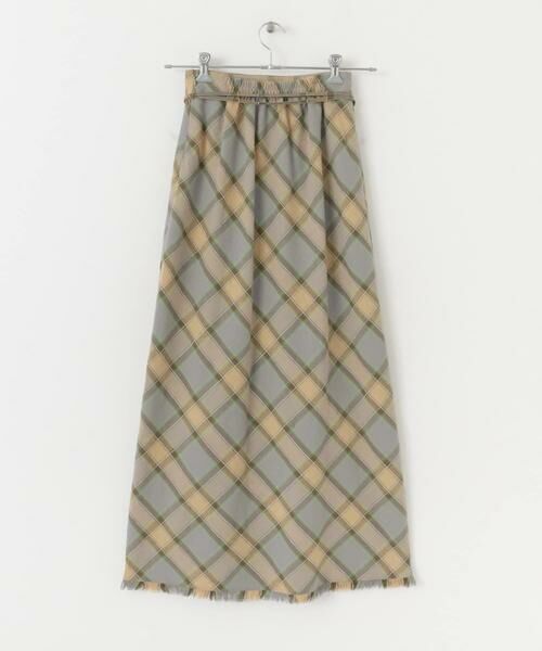 URBAN RESEARCH / アーバンリサーチ スカート | バイアスチェックフリンジスカート | 詳細19