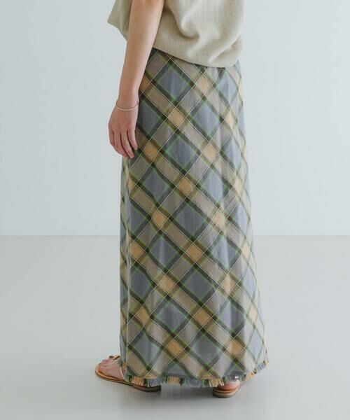 URBAN RESEARCH / アーバンリサーチ スカート | バイアスチェックフリンジスカート | 詳細11