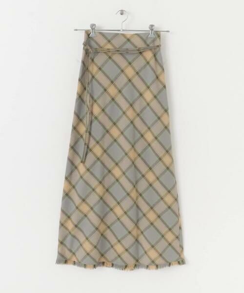 URBAN RESEARCH / アーバンリサーチ スカート | バイアスチェックフリンジスカート | 詳細18