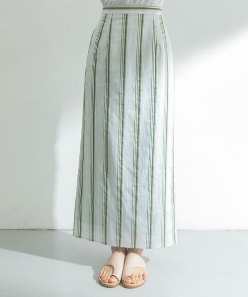 URBAN RESEARCH / アーバンリサーチ スカート | カラーストライプIラインスカート | 詳細2