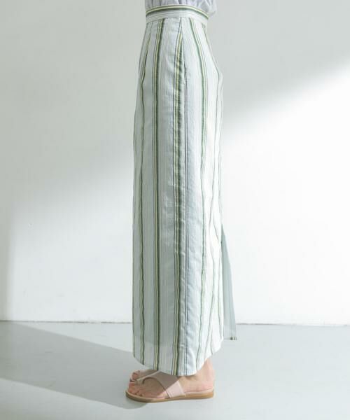 URBAN RESEARCH / アーバンリサーチ スカート | カラーストライプIラインスカート | 詳細3