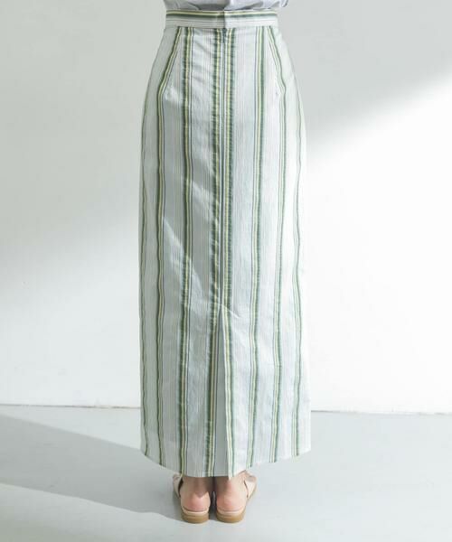 URBAN RESEARCH / アーバンリサーチ スカート | カラーストライプIラインスカート | 詳細4