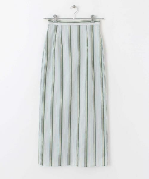 URBAN RESEARCH/アーバンリサーチ カラーストライプIラインスカート グリーン 36