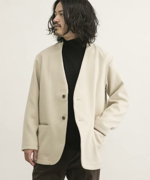 URBAN RESEARCH / アーバンリサーチ その他アウター | 『UR TECH』起毛ノーカラー2Bジャケット | 詳細1