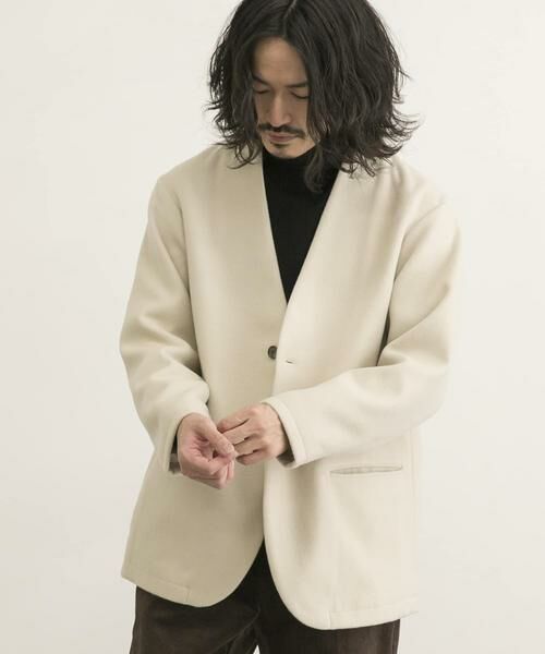 URBAN RESEARCH / アーバンリサーチ その他アウター | 『UR TECH』起毛ノーカラー2Bジャケット | 詳細3