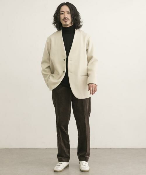 URBAN RESEARCH / アーバンリサーチ その他アウター | 『UR TECH』起毛ノーカラー2Bジャケット | 詳細4