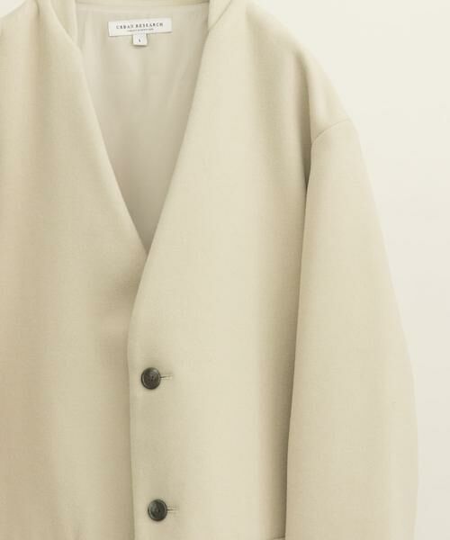 URBAN RESEARCH / アーバンリサーチ その他アウター | 『UR TECH』起毛ノーカラー2Bジャケット | 詳細9