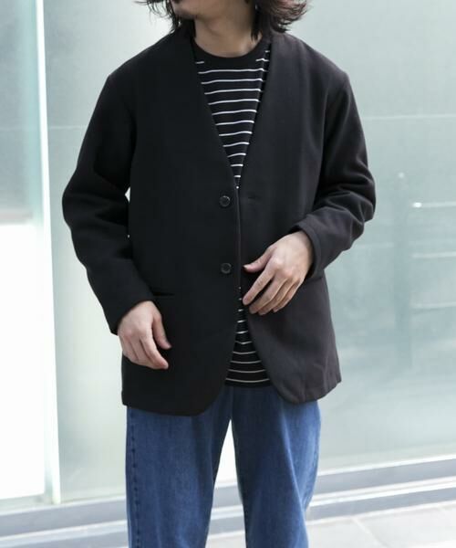 URBAN RESEARCH / アーバンリサーチ その他アウター | 『UR TECH』起毛ノーカラー2Bジャケット | 詳細16