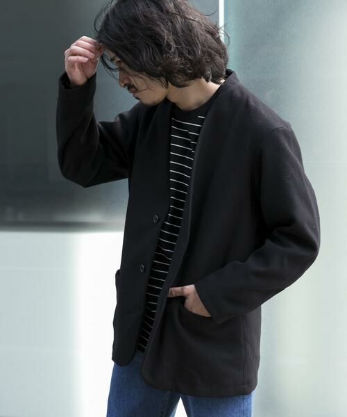 URBAN RESEARCH / アーバンリサーチ その他アウター | 『UR TECH』起毛ノーカラー2Bジャケット | 詳細17