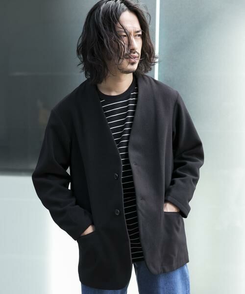 URBAN RESEARCH / アーバンリサーチ その他アウター | 『UR TECH』起毛ノーカラー2Bジャケット | 詳細18