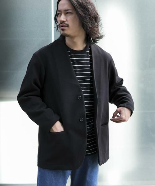 URBAN RESEARCH / アーバンリサーチ その他アウター | 『UR TECH』起毛ノーカラー2Bジャケット | 詳細19