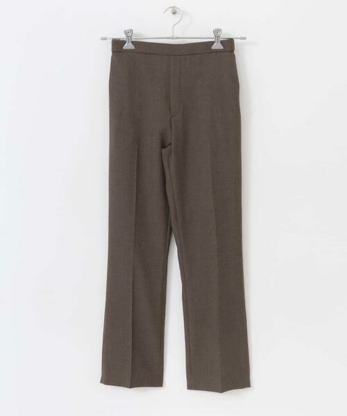 URBAN RESEARCH / アーバンリサーチ その他パンツ | ウールライクセミフレアイージーパンツ(ブラウン)