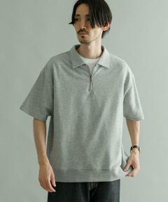 URBAN RESEARCH / アーバンリサーチ Tシャツ | ライトフレンチテリーハーフジッププルオーバー