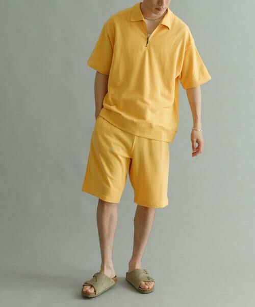 URBAN RESEARCH / アーバンリサーチ Tシャツ | ライトフレンチテリーハーフジッププルオーバー | 詳細3