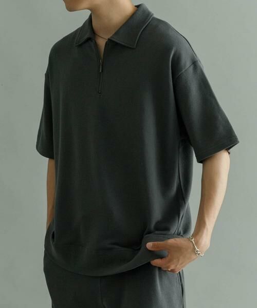 URBAN RESEARCH / アーバンリサーチ Tシャツ | ライトフレンチテリーハーフジッププルオーバー | 詳細11