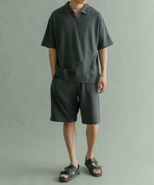 URBAN RESEARCH / アーバンリサーチ Tシャツ | ライトフレンチテリーハーフジッププルオーバー | 詳細12