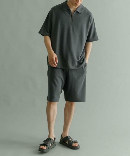 URBAN RESEARCH / アーバンリサーチ Tシャツ | ライトフレンチテリーハーフジッププルオーバー | 詳細13