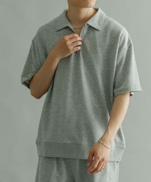 URBAN RESEARCH / アーバンリサーチ Tシャツ | ライトフレンチテリーハーフジッププルオーバー | 詳細18