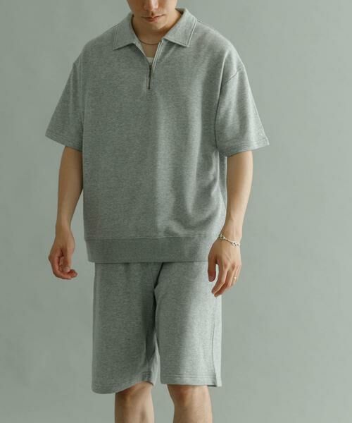 URBAN RESEARCH / アーバンリサーチ Tシャツ | ライトフレンチテリーハーフジッププルオーバー | 詳細20