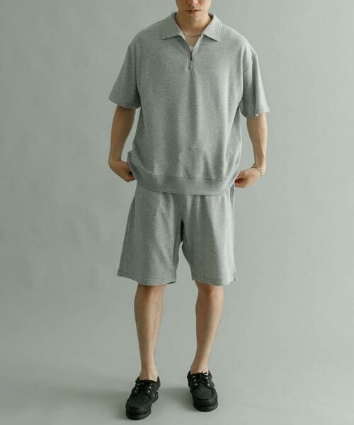 URBAN RESEARCH / アーバンリサーチ Tシャツ | ライトフレンチテリーハーフジッププルオーバー | 詳細21