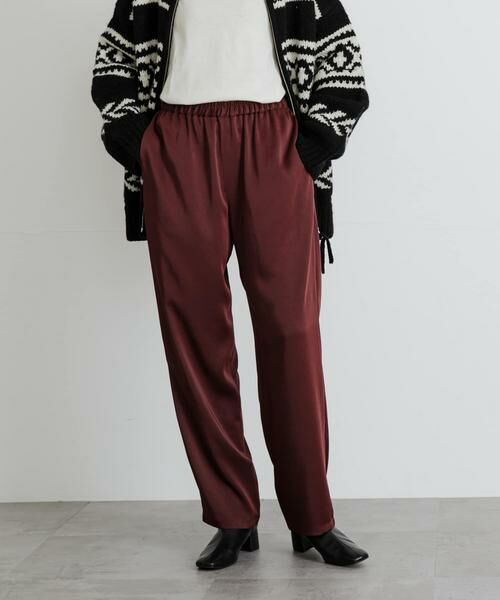 URBAN RESEARCH / アーバンリサーチ その他パンツ | サテンイージーパンツ | 詳細2