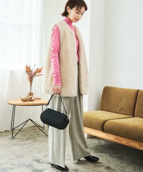 URBAN RESEARCH / アーバンリサーチ その他パンツ | 杢ウールアシメタックワイドパンツ | 詳細12