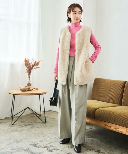 URBAN RESEARCH / アーバンリサーチ その他パンツ | 杢ウールアシメタックワイドパンツ | 詳細13