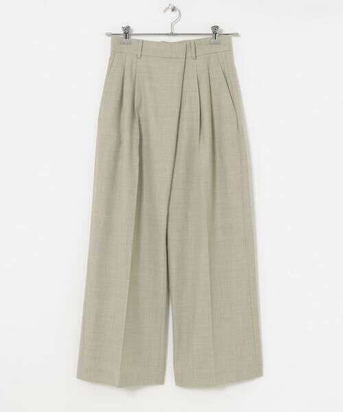 URBAN RESEARCH / アーバンリサーチ その他パンツ | 杢ウールアシメタックワイドパンツ | 詳細15