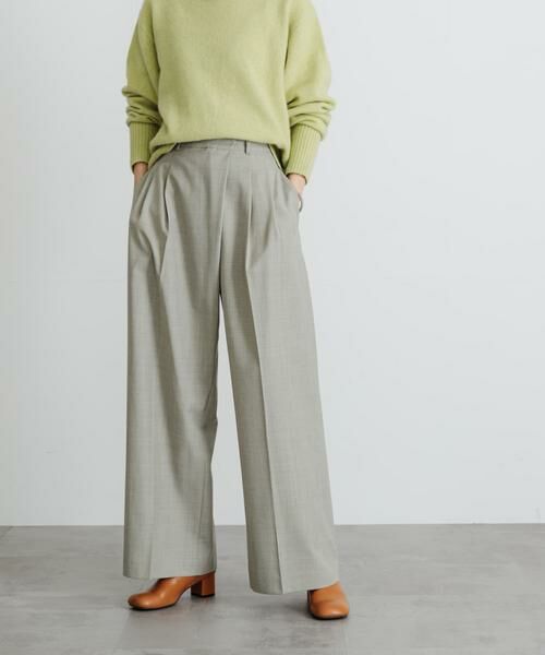 URBAN RESEARCH / アーバンリサーチ その他パンツ | 杢ウールアシメタックワイドパンツ | 詳細6