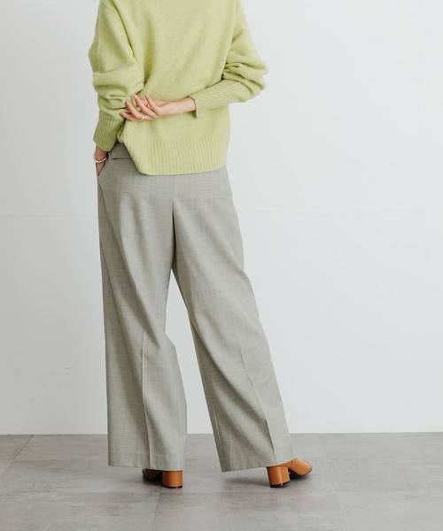 URBAN RESEARCH / アーバンリサーチ その他パンツ | 杢ウールアシメタックワイドパンツ | 詳細7